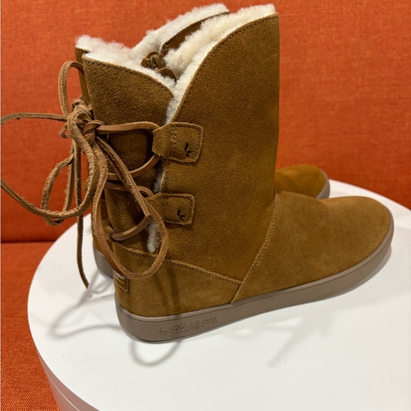 Koolaburra Brown Suede Winter Boots - Picture 4 of 6
